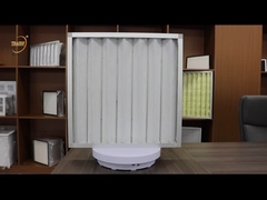 Συνθετική ινών κλιματιστικών μηχανημάτων προ επίπεδης οθόνης ροή αέρα φίλτρων 5um μεγάλη