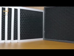 0.3micron εύκολη εγκατάσταση φίλτρων αέρα άνθρακα φίλτρων κυψελωτού προ αέρα