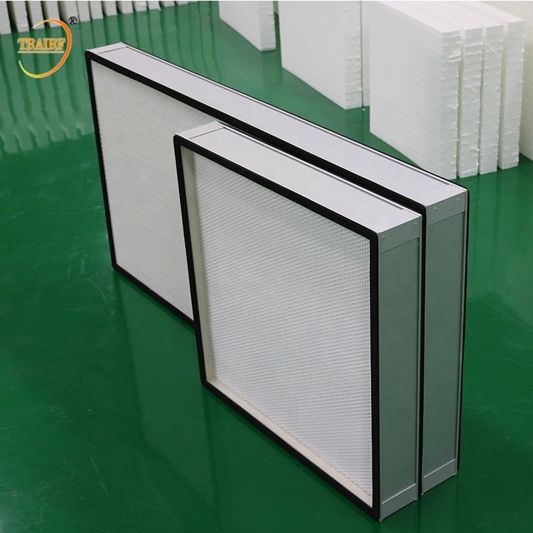 Κιβώτιο EN182 φίλτρων φίλτρων αέρα DOP 99% Glassfiber HEPA HEPA