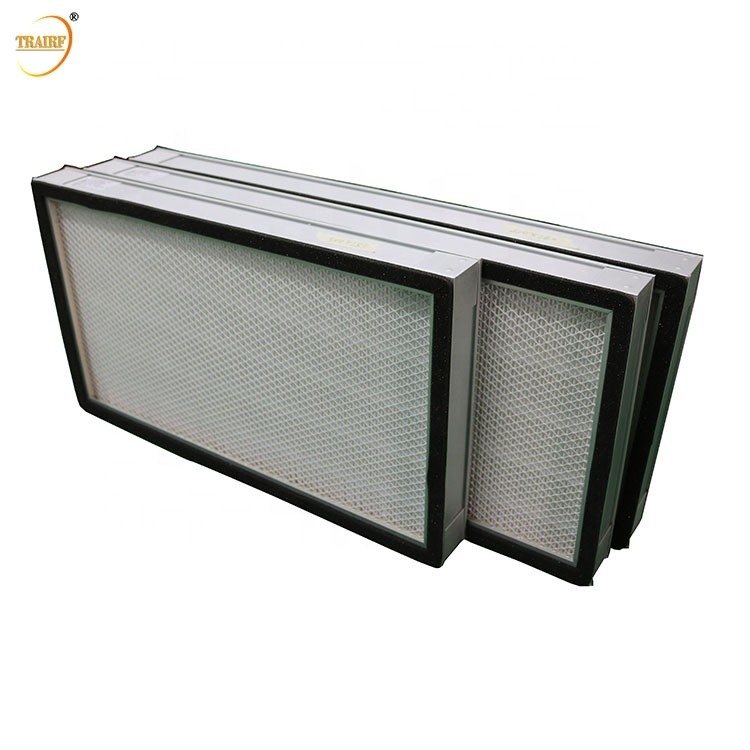 Κιβώτιο EN182 φίλτρων φίλτρων αέρα DOP 99% Glassfiber HEPA HEPA