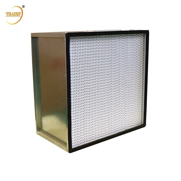 βαθύ φίλτρο πτυχών HEPA 300*550*300mm H12 H13 για την ελασματική κουκούλα ροής