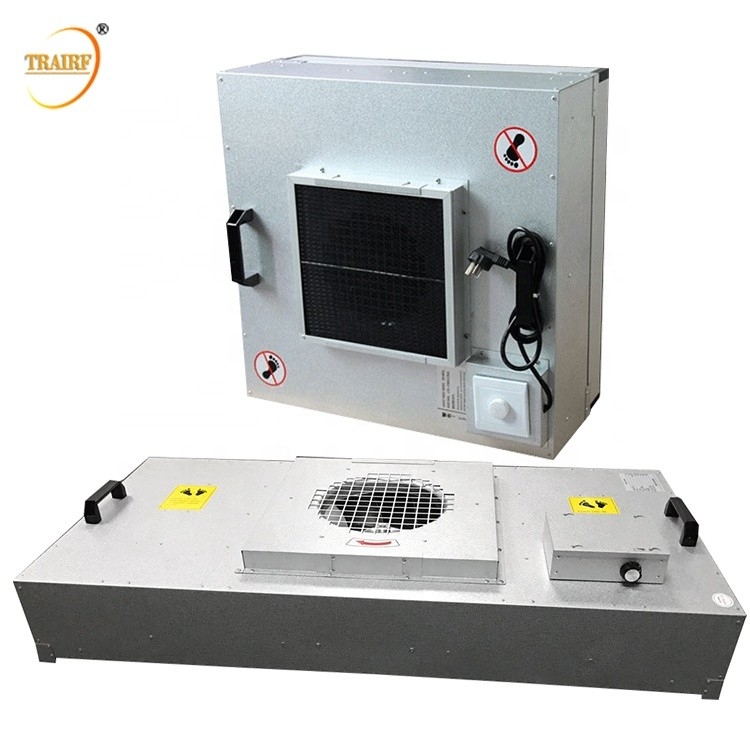 Ασημένια HEPA μονάδα AC220V 50Hz φίλτρων FFU του ISO για τον καθαρό θάλαμο