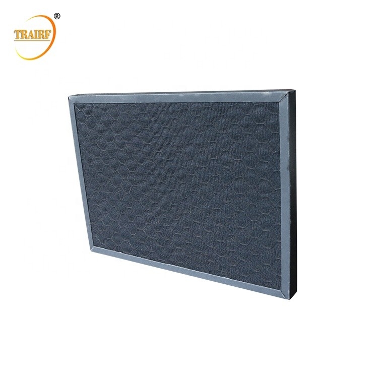 5um ενεργοποιημένο κηρήθρα φύλλο 250*200*10mm φίλτρων αέρα άνθρακα