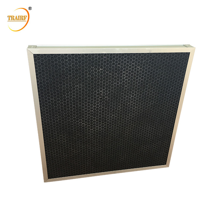 Μίνι ενεργοποιημένο άνθρακα φίλτρο 250*200*10mm Hvac κυψελωτού 5um