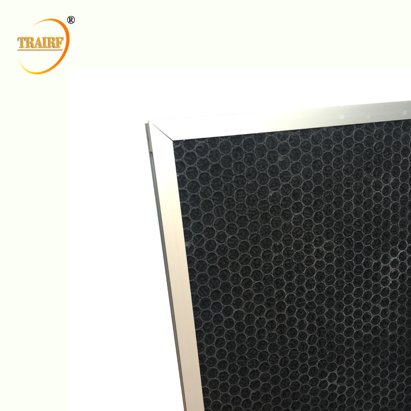 Μίνι ενεργοποιημένο άνθρακα φίλτρο 250*200*10mm Hvac κυψελωτού 5um