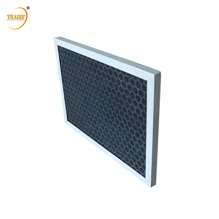 Μίνι ενεργοποιημένο άνθρακα φίλτρο 250*200*10mm Hvac κυψελωτού 5um