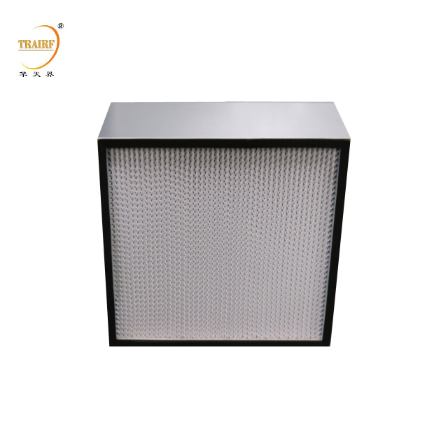 H14 Αλουμινίου Deep Pleat Laminar Flow Hood HEPA φίλτρο αέρα για σύστημα HVAC